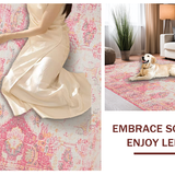 Elegant Pastel Distressed Motif(Pink)