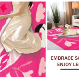 Lively Cartoon Flamingo Illustration(Pink)