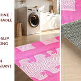 Delightful Pink and Green Fusion(Pink)