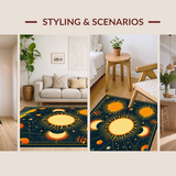 Vibrant Floral Cosmos Motif(Yellow)