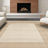 Elegant Minimalist Jute Circle(Beige)