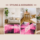 Bold Contrast Geometric Layout(Pink)