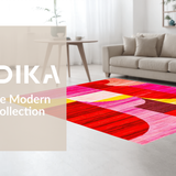 Dynamic Artistic Multi Tone Layout(Red)