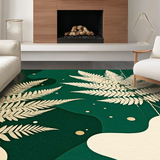 Stylish Minimalist Leafy Print(Green)