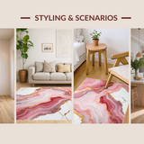 Lavish Pink and Gold Harmony(Red)