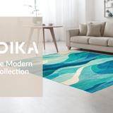 Lively Turquoise Ripple Effect(Blue)