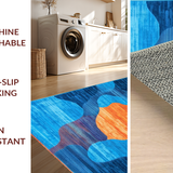 Lively Multi Hued Textured(Blue)