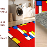 Dynamic Rainbow Patterned Playmat(Red)