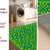 Classic Green and White Geometric Style(Green)