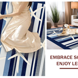 Ultra Soft Area Rug, Non Slip, Stain Resistant, Washable Area Rugs for Living Room, Bedroom, Vibrant Nautical Inspired Decor(Blue)