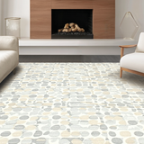 Ultra Soft Area Rug, Non Slip, Stain Resistant, Washable Area Rugs for Living Room, Bedroom, Sleek White Cozy Design Element(Beige)