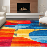 Energetic Multi Hued Design(Red)