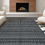 Lively Retro Striped Decor Style(Black)