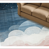 Dreamy Half Moon Earthy Aesthetic(Blue)