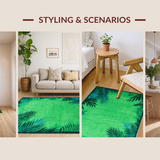 Dynamic Jungle Flora and Fauna Design(Green)