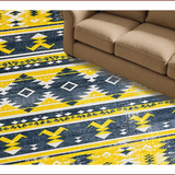 Ultra Soft Area Rug, Non Slip, Stain Resistant, Washable Area Rugs for Living Room, Bedroom, Vintage Distressed Kitchen Entryway Rug(Yellow)