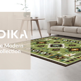 Cozy Ethnic Linear Arrangement(Green)
