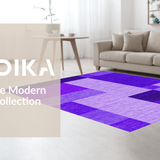 Ultra Soft Area Rug, Non Slip, Stain Resistant, Washable Area Rugs for Living Room, Bedroom, Vibrant Soft Furry Home Accent(Purple)