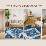 Chic Vintage Lattice Aesthetic(Blue)