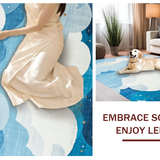 Joyful Celestial Patterned Accent(Blue)