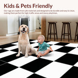 Elegant Monochrome Check(Black)