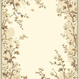 Ultra Soft Area Rug, Non Slip, Stain Resistant, Washable Area Rugs for Living Room, Bedroom, Beige Garden Charm Floor Anti Fatigue Decorative Kitchen Carpets(Beige)