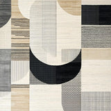 Contemporary Abstract Curvilinear Aesthetic(Beige)