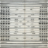 Ultra Soft Area Rug, Non Slip, Stain Resistant, Washable Area Rugs for Living Room, Bedroom, Elegant Monochrome Diamond Pattern(Black)