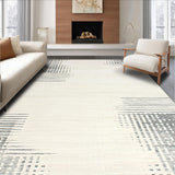 Ultra Soft Area Rug, Non Slip, Stain Resistant, Washable Area Rugs for Living Room, Bedroom, Contemporary Textured Animal Print(Gray)