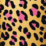 Ultra Soft Area Rug, Non Slip, Stain Resistant, Washable Area Rugs for Living Room, Bedroom, Golden and Black Leopard Entryway Soft Rug(Beige)