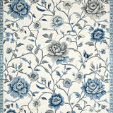 Ultra Soft Area Rug, Non Slip, Stain Resistant, Washable Area Rugs for Living Room, Bedroom, Fanciful Botanical Accent Design(Ivory)