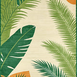 Lively Orange and Green Vibes(Beige)