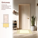 Beige Border Simple Design(Beige)