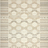 Ultra Soft Area Rug, Non Slip, Stain Resistant, Washable Area Rugs for Living Room, Bedroom, Whimsical Scalloped Boho Delight(Beige)
