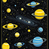 Radiant Outer Space Fantasy Design(Black)