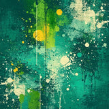 Luxurious Textured Modern Design(Green)