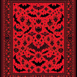 Mysterious Vibrant Bat Imagery(Red)