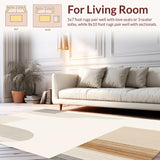 Abstract Linear Motifs and Tone on Shades(Beige)