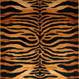 Ultra Soft Area Rug, Non Slip, Stain Resistant, Washable Area Rugs for Living Room, Bedroom, Exotic Animal Skin Texture(Brown)
