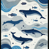 Elegant Grey and Blue Harmony(Blue)