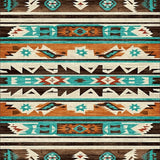 Ultra Soft Area Rug, Non Slip, Stain Resistant, Washable Area Rugs for Living Room, Bedroom, Chic Abstract Southwestern Flair(Brown)