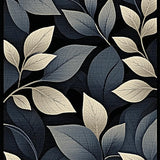 Ultra Soft Area Rug, Non Slip, Stain Resistant, Washable Area Rugs for Living Room, Bedroom, Elegant Nature-Inspired Aesthetic(Gray)