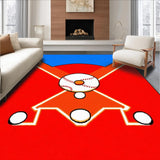 Lively Artistic Sports Imagery(Red)