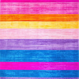 Ultra Soft Area Rug, Non Slip, Stain Resistant, Washable Area Rugs for Living Room, Bedroom, Charming Kid-Friendly Textured Art(Purple)