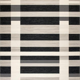 Ultra Soft Area Rug, Non Slip, Stain Resistant, Washable Area Rugs for Living Room, Bedroom, Sophisticated Striped Artful Arrangement(Beige)