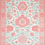 Vibrant Ogee Coral Motif(Pink)