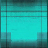 Chic Geometric Teal and Black Blend(Blue)