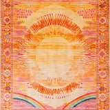 Radiant Sunburst Circular Aesthetic(Gold)