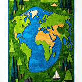 Kid Friendly Moss Green Geographical Theme(Green)