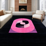 Chic Modern Round Illusion(Pink)